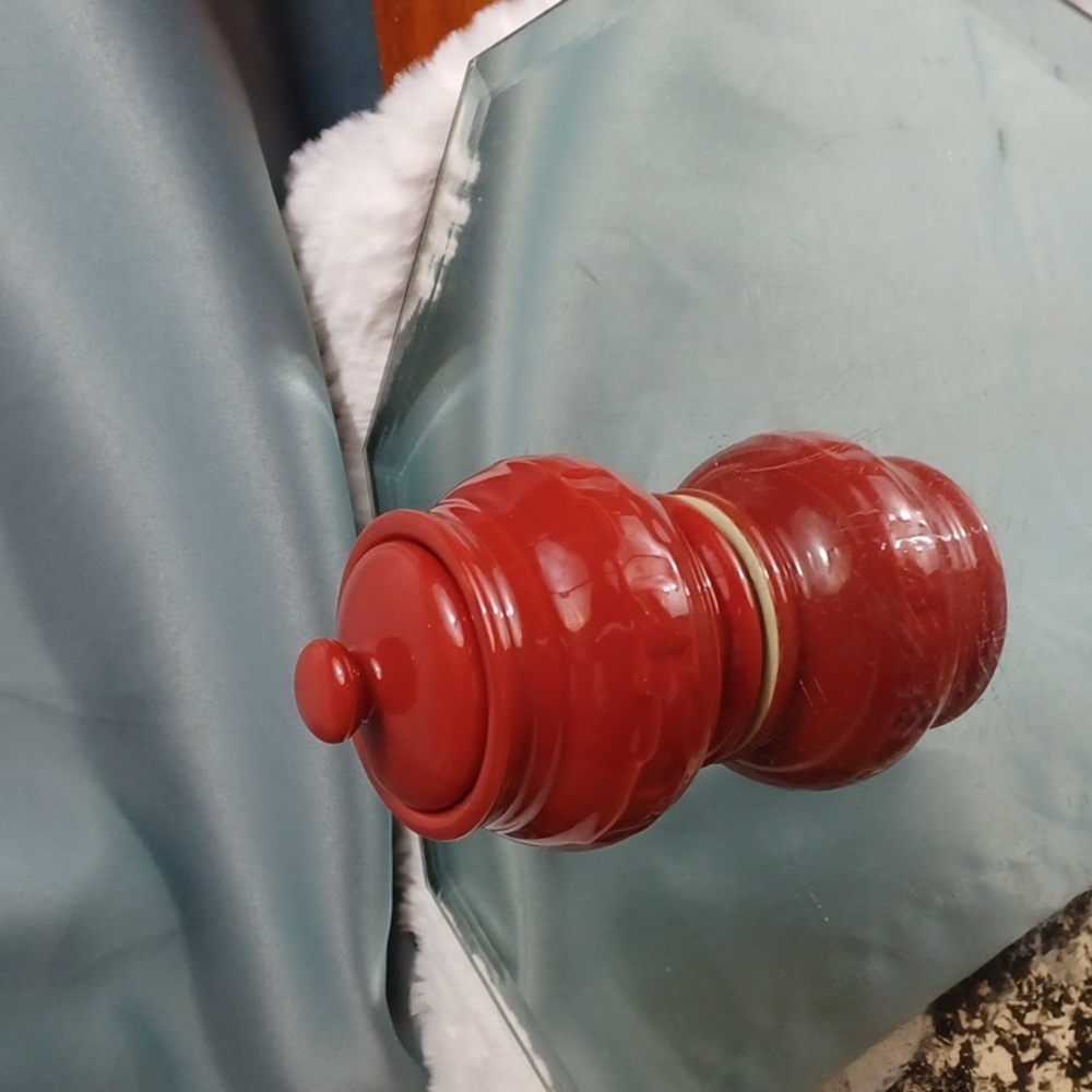 Longaberger Paprika Woven‎ Sugar Bowl